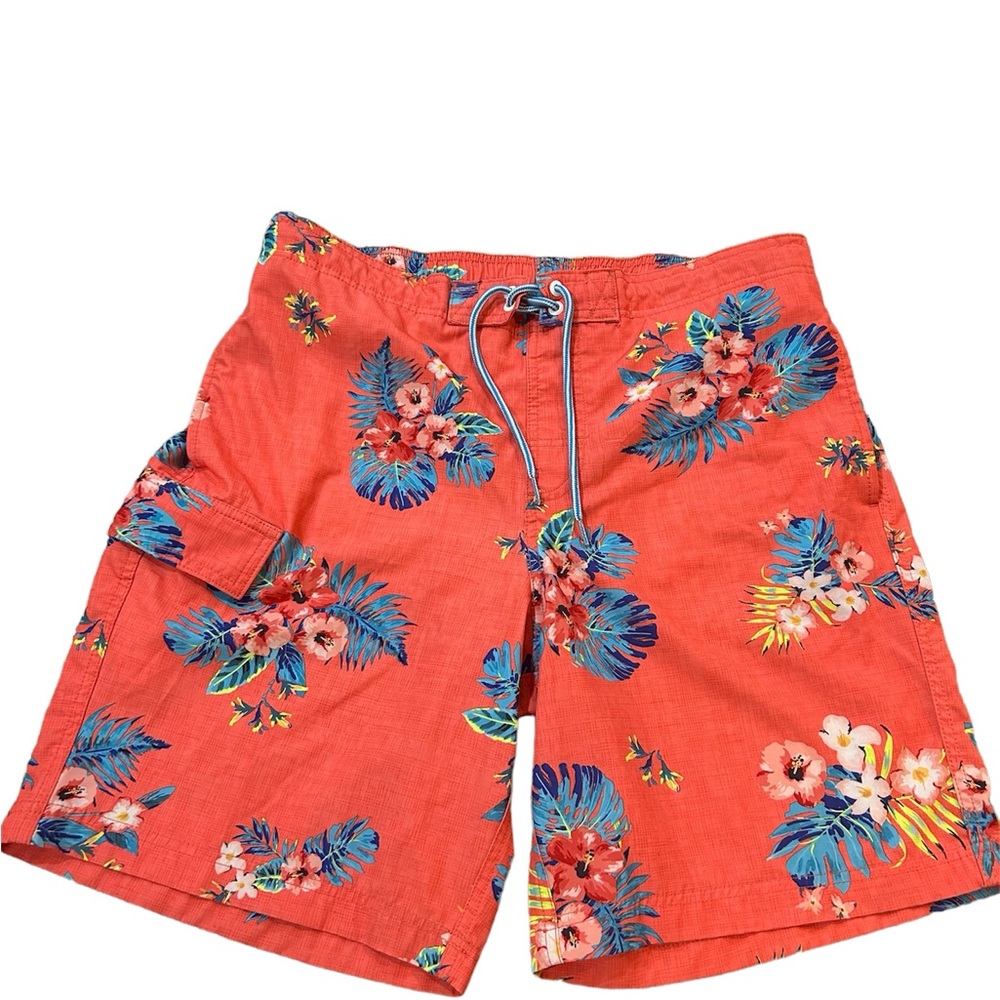 Men’s Swimsuit Size Large tropical print